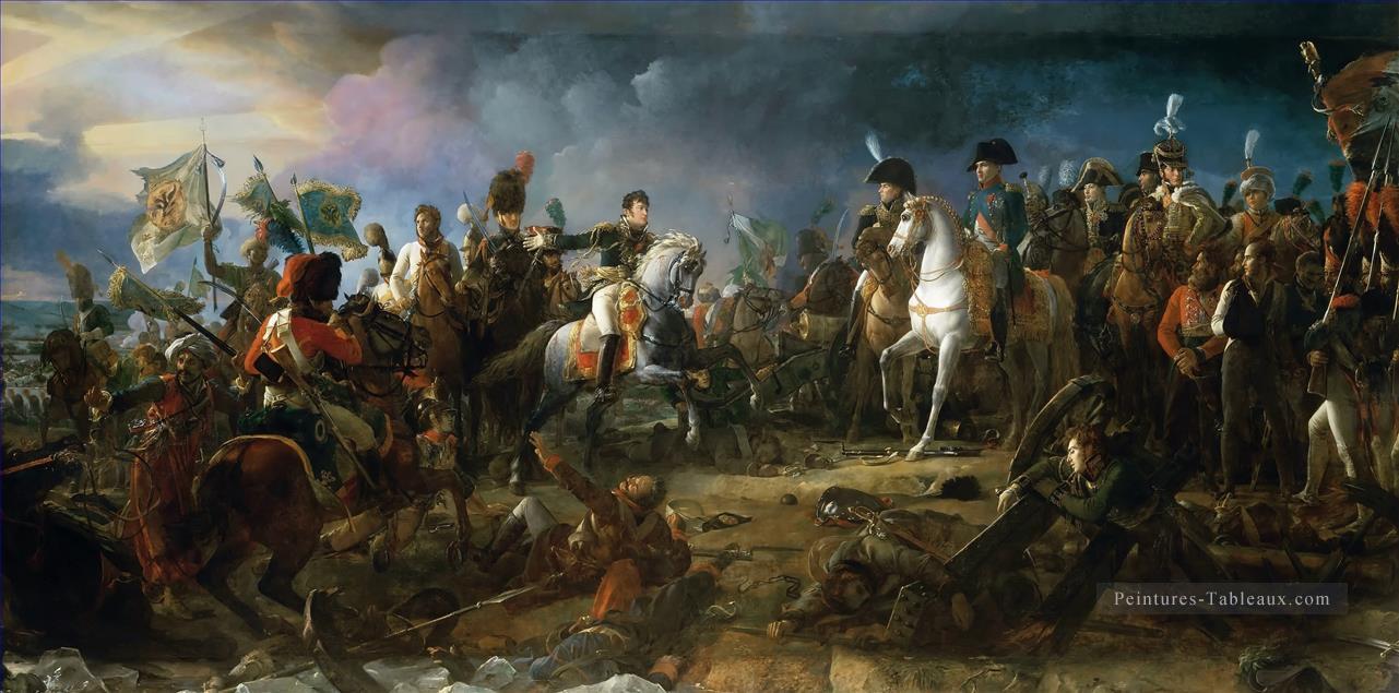 François Gerard la bataille d’Austerlitz le 2 décembre 1805 à la bataille d’Austerlitz guerre militaire Peintures à l'huile